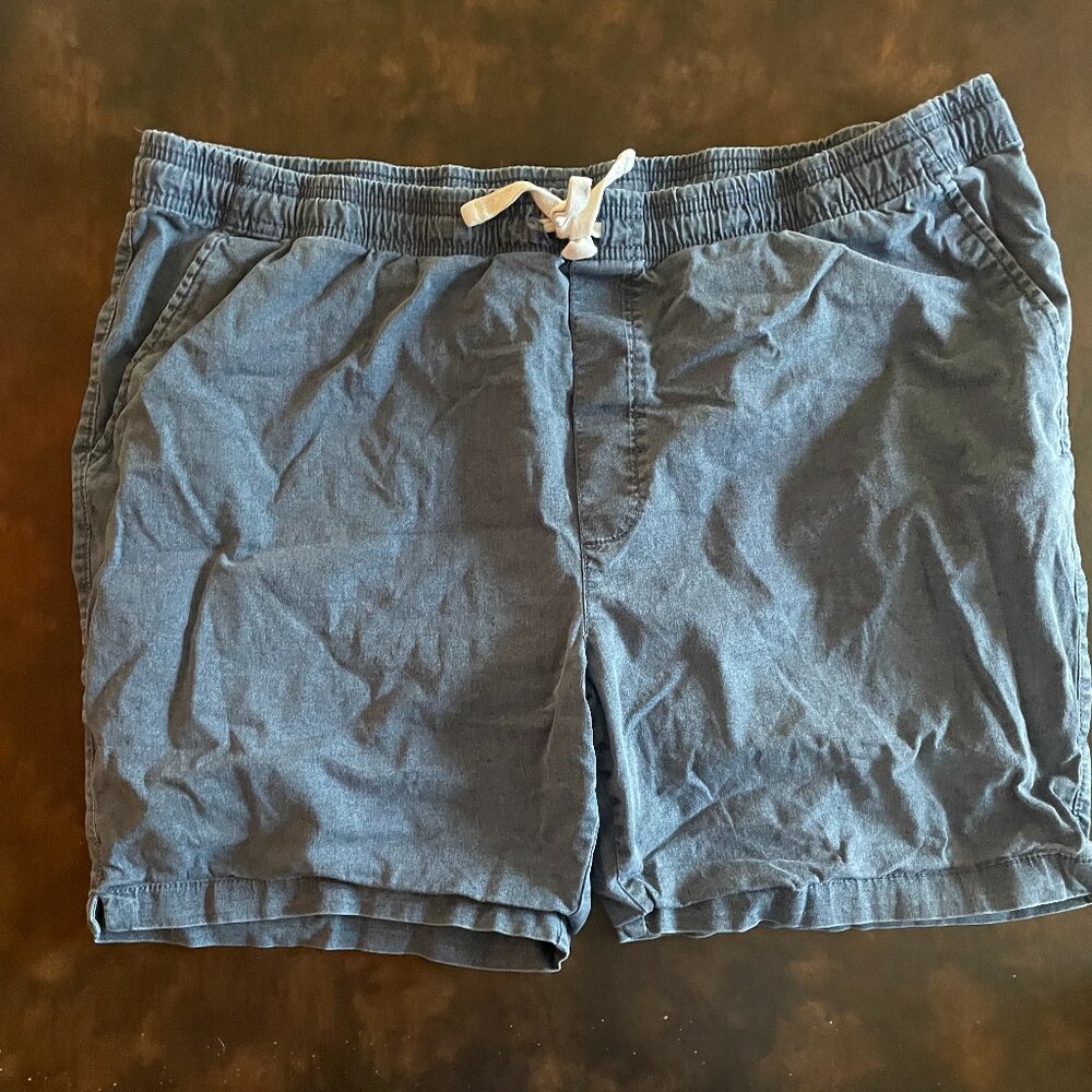 XL Goodfellow Denim Cotton Twill Tie Waist (7in Inseam)